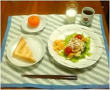 朝食の画像